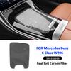 For Mercedes Benz C Class W206 - Carbon Fiber Car Center Console Storage Box Panel Trim Cover Decoration Sticker