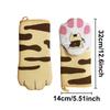 Long Cotton Baking Insulation Gloves 3D Cartoon Animal Cat Paws Oven Mitts Microwave Heat Resistant Non-Slip Kitchen Gloves