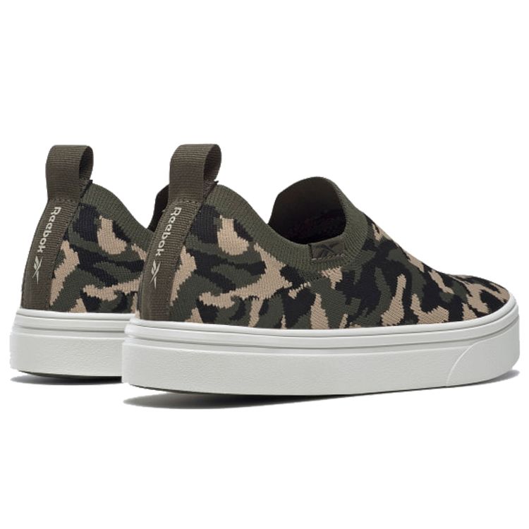 Reebok OnLux Slip-On Camo Women Sneakers Green Army-Green Black GZ3102