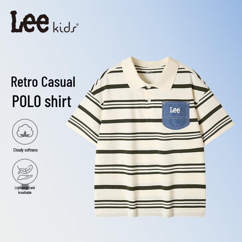 Lee Vintage Casual Striped POLO Shirt