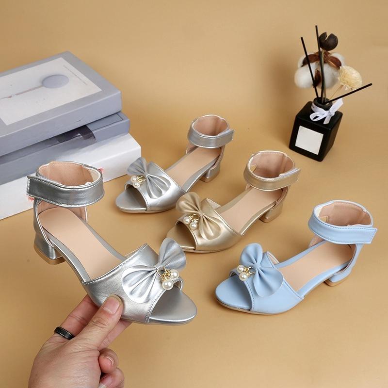Girls' Sandals - Children's Soft-bottom Anti-slip Shoes - New Style - Thick Heel Shoes