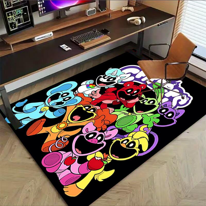 Critters Party Carpet For Playroom Bedroom Living Room Sofa Home Decorkids Game Area Rug Nonslip Floor Mat