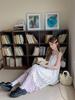 Sweet Retro Floral Lace Tassel Slip Dress for Beach Vacation