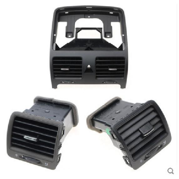 Ruili144 For VW Jetta MK5 Golf 5 Rabbit Black Dash Board Car Accessories Air Outlet Vent 1K0819728 1K0819703 1K0819704