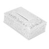Vintage Jewelry Box Carved Elegant Colorfast Zinc Alloy Soft   Lining Trinket Storage Box for Dressing Table Shelf