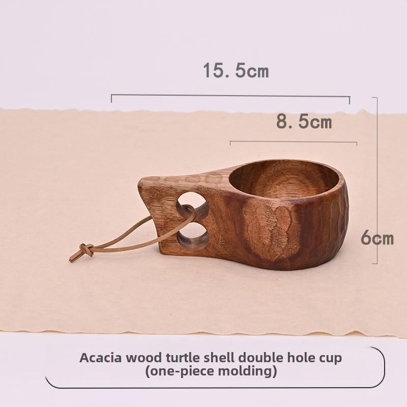 Creative Milk Cup Outdoor Wooden Cup Wooden Finnish Cup Portable Universal Cup