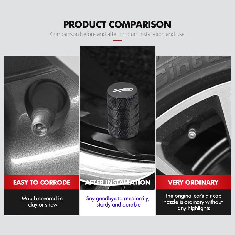 4pcs Car Wheel Tire Air Valve Cap Stem Dustproof Cap Cover For KIA Sportage Ceed Sorento Cerato Optima Picanto Rio Soul pgncs50