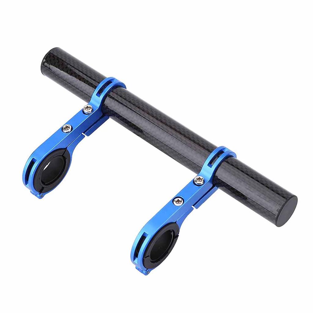 Bicycle Handlebar Bracket Extension Mount Holder for Bike Light Flashlight Speedometer(Blue)