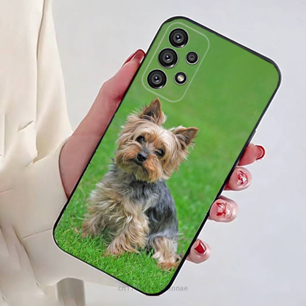 Yorkshire Terrier Dog Phone Case for Samsung Galaxy A73,23,53,33,14,24,13,72,22,52,32,54,A34 Soft Cover