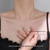 925 Sterling Silver Lily of the Valley Flower Necklace - 2023 Luxury Style Clavicle Chain for Women