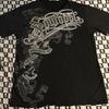 Southpole Y2K Vintage Graphic Tee Distressed Oversized Unisex T-Shirt with Gothic Print Streetwear Retro Soft Shirt