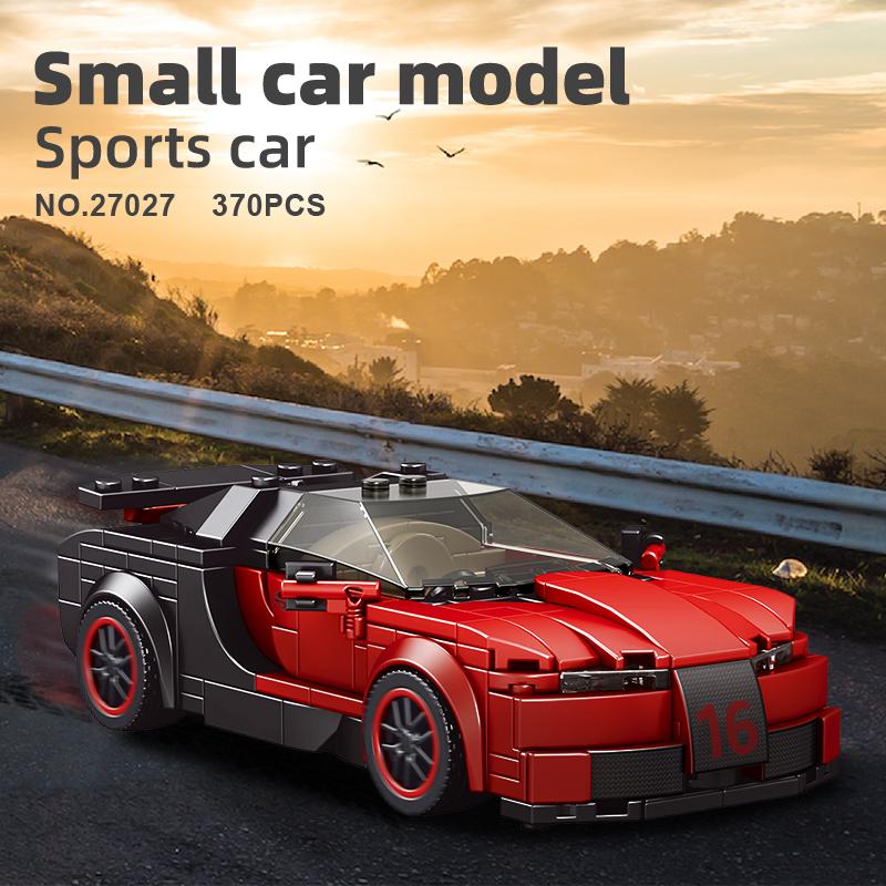 MOULD KING 27027 Technische Modellauto-Bausteine für Jungen, Speed Car mit Displaybox, Konstruktionsspielzeug für Kinder