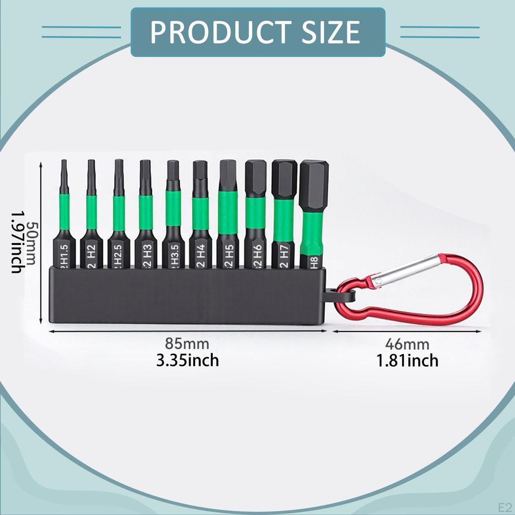 Screwdriver Bit Set Drill Tips Handymen Multifunctional Compact Professional Alloy Steel Impact Bits