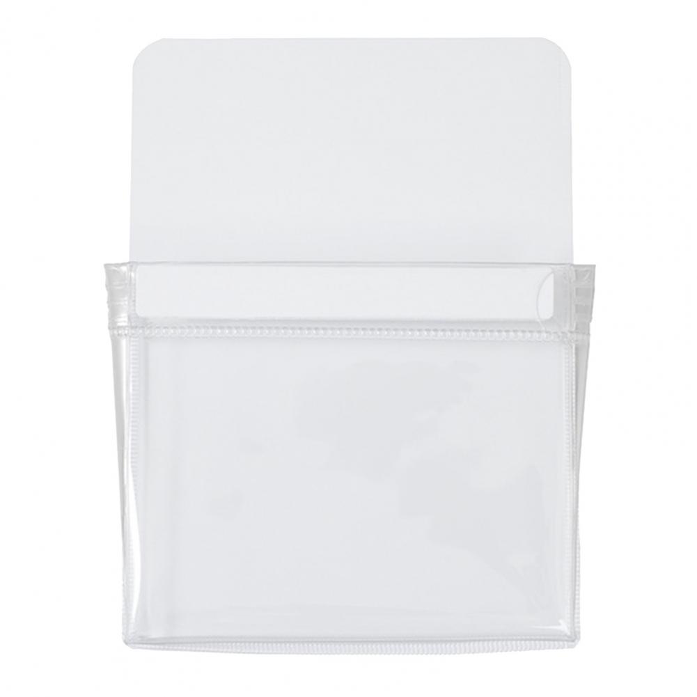 

Fridge Magnet Organizer Transparent Storage Pouch Heavy Duty Magnetic Storage Bag for Refrigerator Microwave for Kitchen белый
