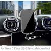 LUNQIN Uchwyt na telefon samochodowy do Mercedes Benz C Level 2022-2024 C300,GLC-Class 23-24 GLC300 4Matic AMG C 43 Duży pas na telefon komórkowy Shell Car