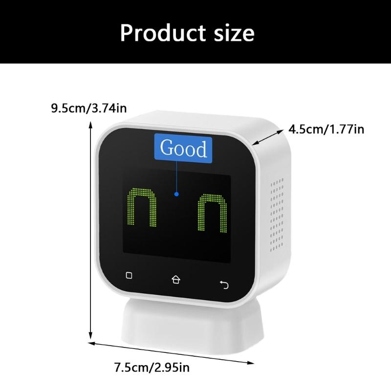 Real Time Formaldehyde Detector With Air Quality Monitor Humidity TVOC Data Record For Indoor Health Risk Assessment