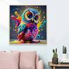 New Arrival 5D DIY Full Circle Diamond Painting "Colorful Owl" Embroidery Cross Stitch Home Decor Gift