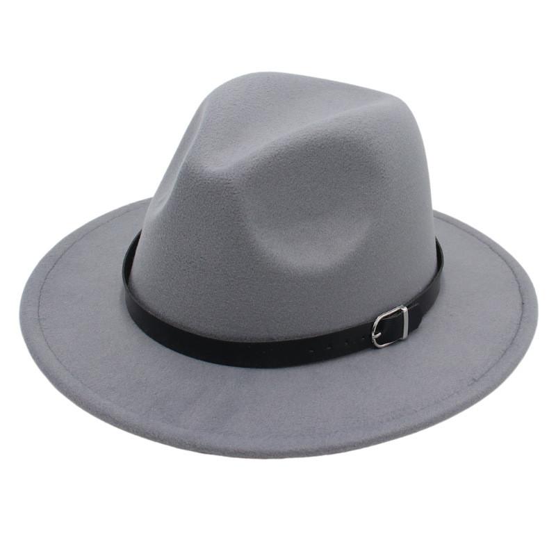 Ethnic Style Vintage Fedora Hat With Wide Brim For Women And Men