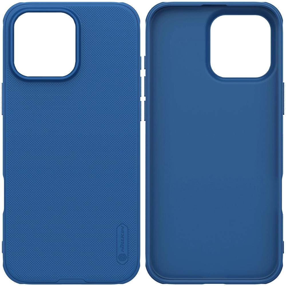 Capa Nillkin Super Frosted Shield Pro para iPhone 16 Pro - Azul