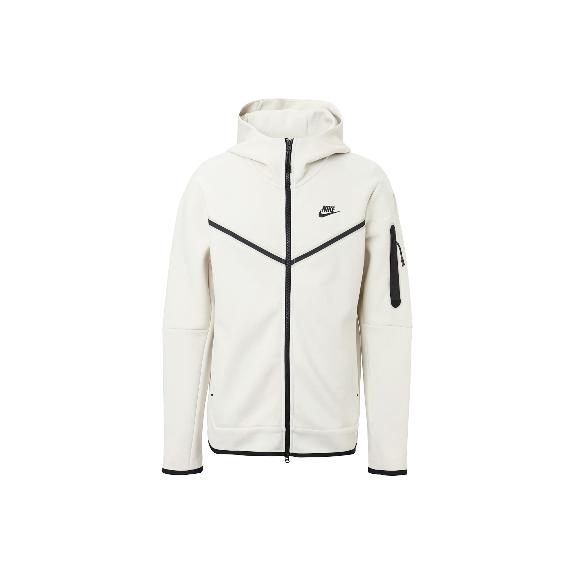 Nike Kapuzenjacke mit durchgehendem Reißverschluss und Logoprint für Herren Oberbekleidung Weiß CU4490-072 XXL