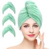 1 Piece Coral Velvet Dry Hair Cap Thickened Absorbent Microfiber Towel Shower Cap Towel Women's Sauna Cap Quick Drying Hair Cap Women's Headscarf