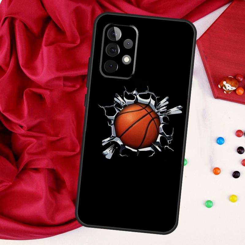 Basketball Ball For Samsung Galaxy A26 A05 A06 A16 A54 A34 A14 A22 A32 A52 A55 A35 A15 A53 A13 A56 A36 Case