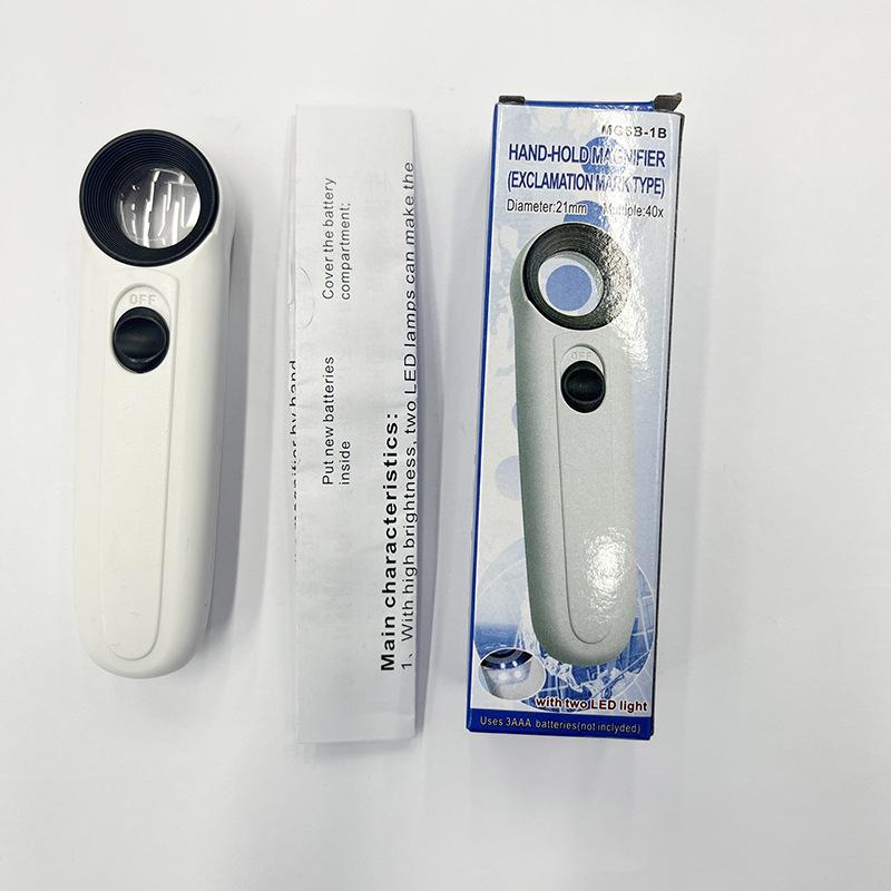 Handheld LED Magnifying Glass for Jewelry Appraisal - MG6B-1B