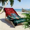 Robotboy 2D Flat Print Beach Towel, Large Soft Quick Dry Towel for Beach Camping SwimmingDSTJ0925160