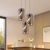 Suspension LED NETTLIFE 3 Lights Round Glass 33W Integrated LED Adjustable Height