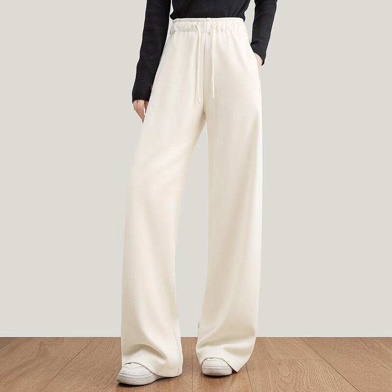 Women's Loose Wide-Leg Elastic High-Waist Casual Pants
