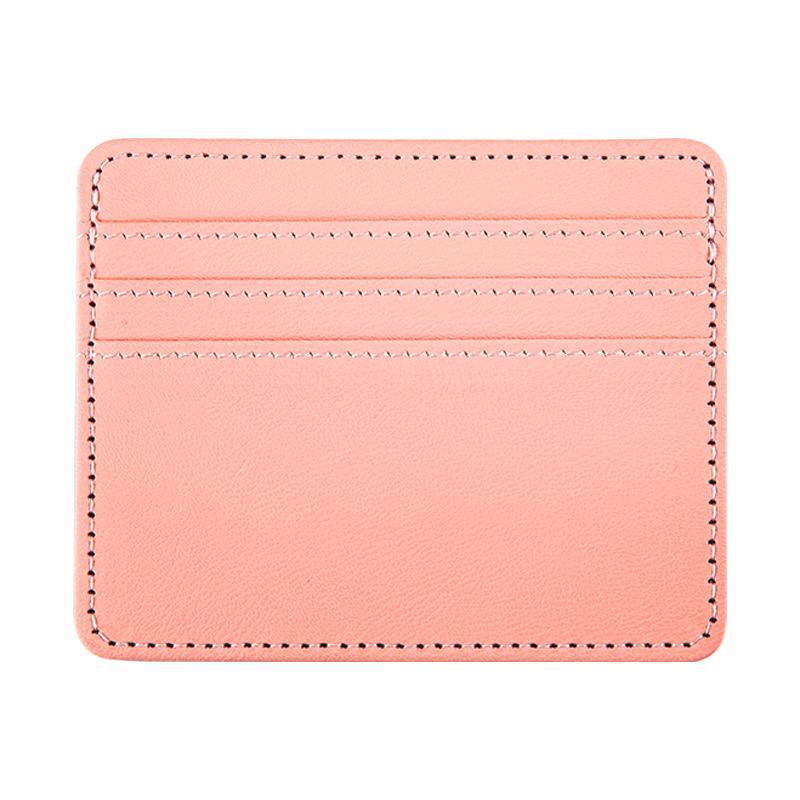 1Pc Pu Leather ID Card Holder Candy Color Bank Credit Card Box Multi Slot Slim Card Wallet Women Men Business Cards Cover Case