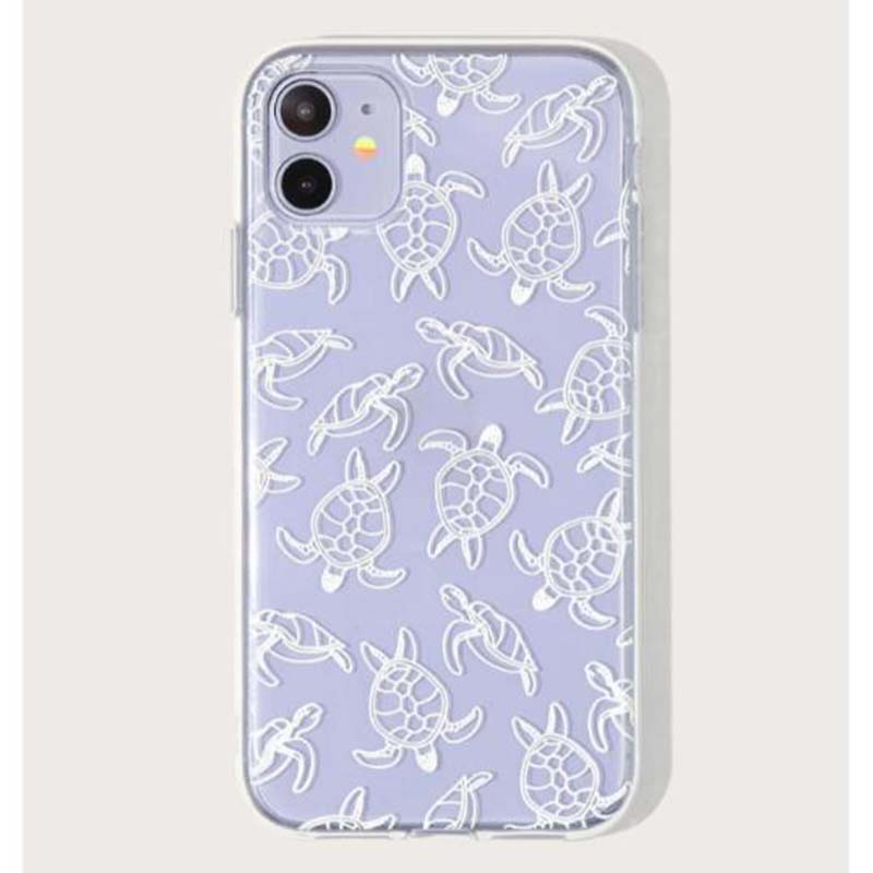 Cool Snake Sea Turtle Case For Iphone 15 Pro Max 11 14 13 12 Mini 6s 6 7 8 Plus X XS XR Cover Soft Silicone Couqe Transparent