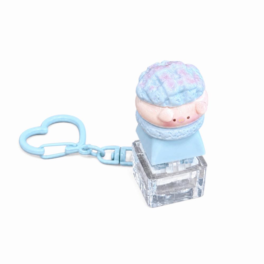 Cartoon Fidget Keychain DIY Keyboard Pinch Toy New Clicker Toy Relief Stress