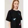 Benetton Bidding Embroidery Short Sleeve Knit Bakpe2541