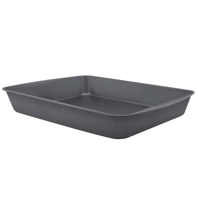 Nonstick Roasting Pan Jumbo Steel Roaster Turkey Ham Durable Easy Clean Dishwasher Safe Kitchen Bakeware 17.2x12.7x2.7 Inches
