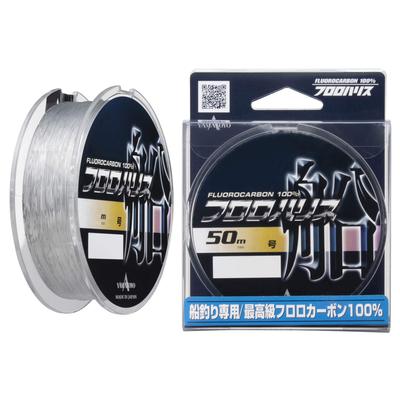 Yamatoyo Tegusu Fluorocarbon Schnur für Boote, 50m, Nr. 18, Klar
