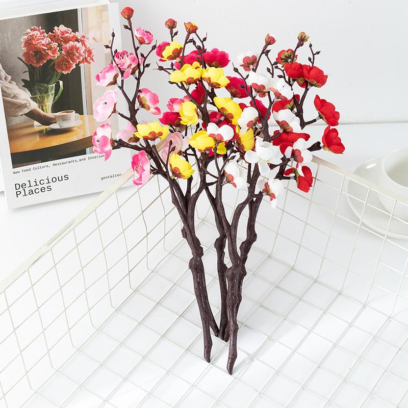 Plum Blossom Simulation Bonsai Decoration Accessories Flower Home Ornaments