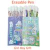 100 Pcs/Set Erasable Gel Pens Kawaii Pen Erasable Refills 0.5mm Goy Girl Student Office Writing School Gift Cute Stationery