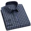 Men's Striped Long Sleeve Shirt - High-End Business Casual for Spring & Autumn