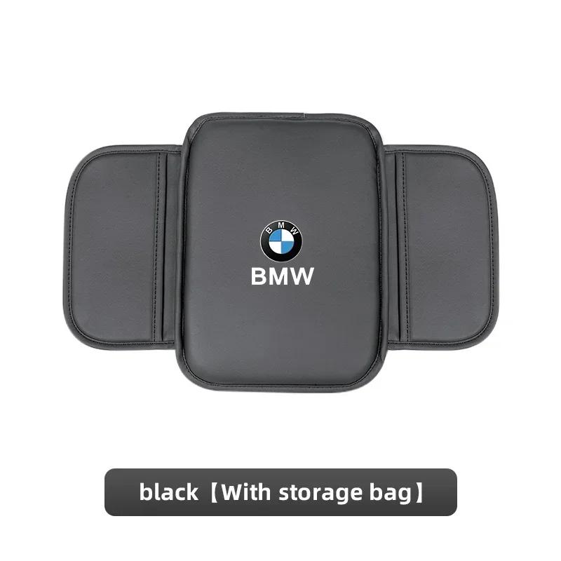 BAGO1 2026 Car Sticker Car Armrest Box Pad Leather Arm Rest Protection Cushion Cover For BMW Performance F30 F10 E90 F20 E46 E60 E70 E