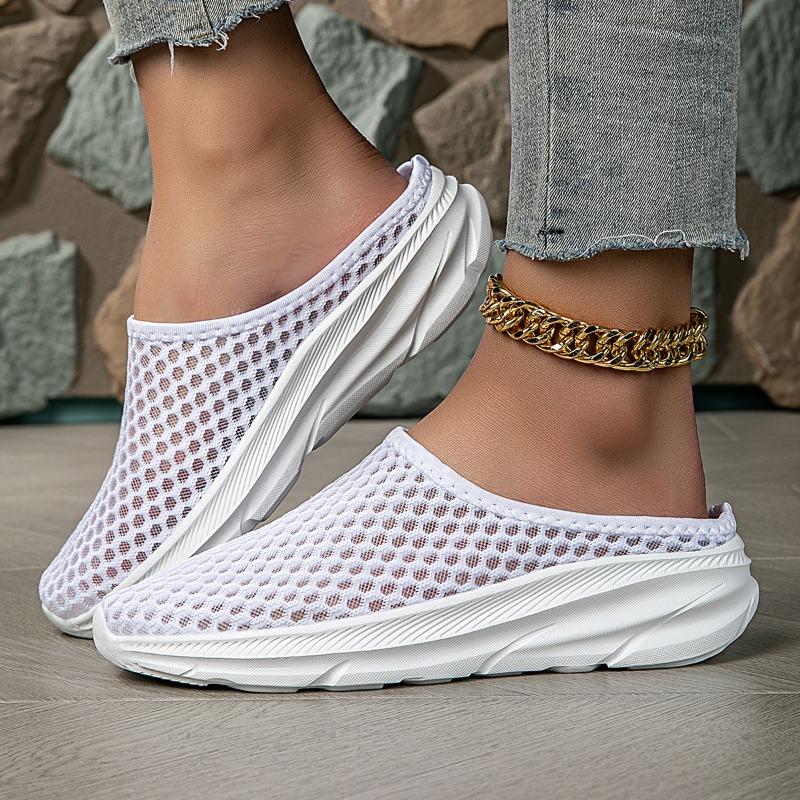 MAEDEF Shoes for Women Men's Half Slippers Breathable Lightweight Comfortable Outdoor Slides Shoes Summer Man Sandals Women Shoe