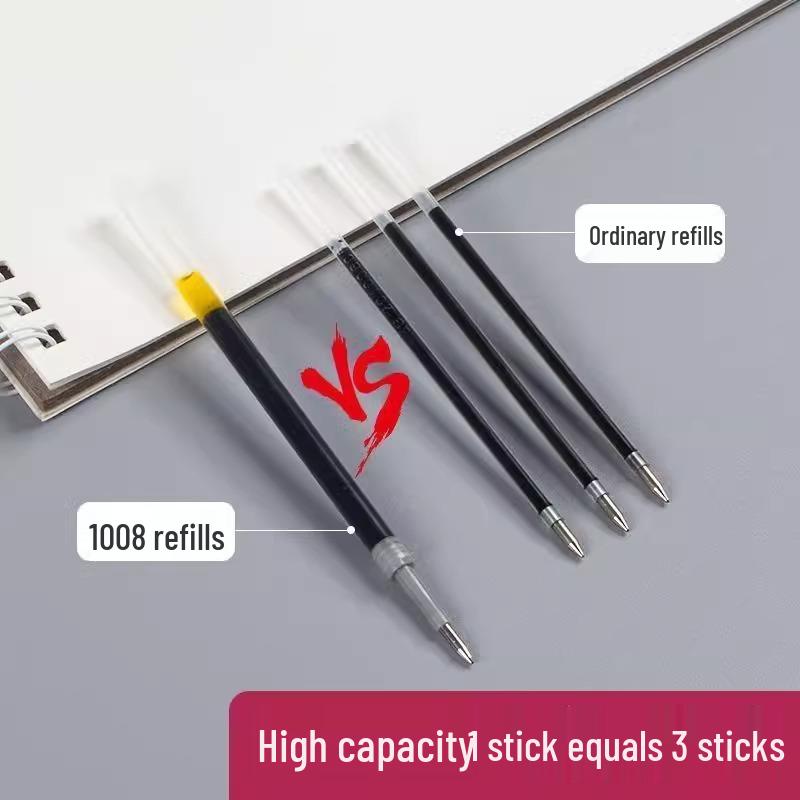 1008 Black, Red & Blue Click Pen Refills - Student Signature Carbon Black Pens