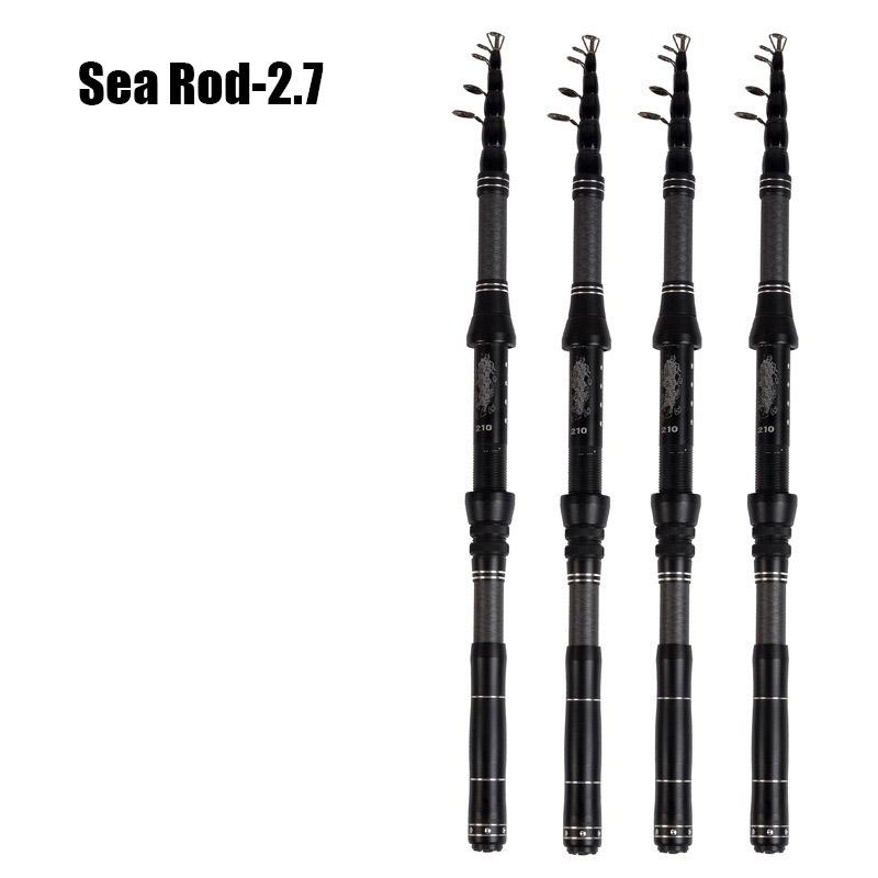 Mavllos Sea Rod Short Telescopic Fishing Rod with 45° Anti-tangling Guide Ring  Metal Explosion-proof Carbon Fiber Carp Fishing Rod