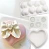Heart Shape Chocolate Silicone Mold for French Mousse Pastry Flexible Nonstick Baking Tool Perfect for Festive Occasions