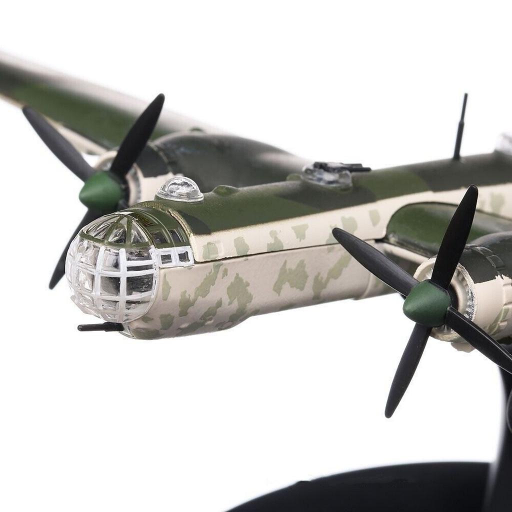 1/144 Alloy WWII Germany Heinkel He 177 Attack Plane Model Restore Original Airplane Diecast Airplanes For Decoration Collection