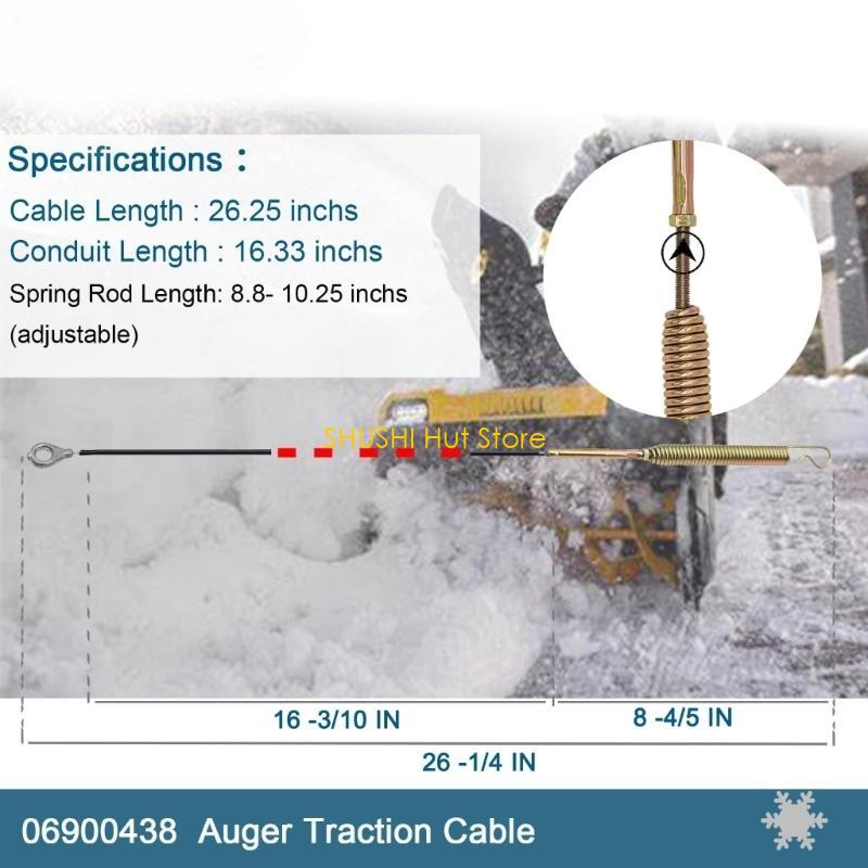 

Towing Cable Cord for Snow Blower Abrasion Resistant Flexible Cold Weather Use D57B China Mainland