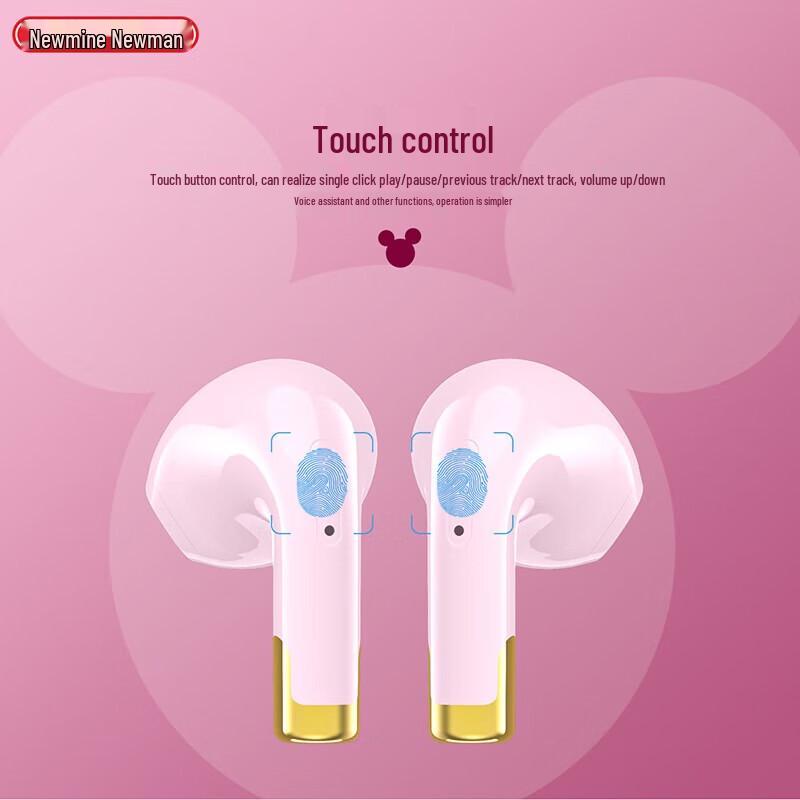 Newmine T22 TWS Clip-on Bluetooth 5.3 Semi-In-Ear Ohrhörer