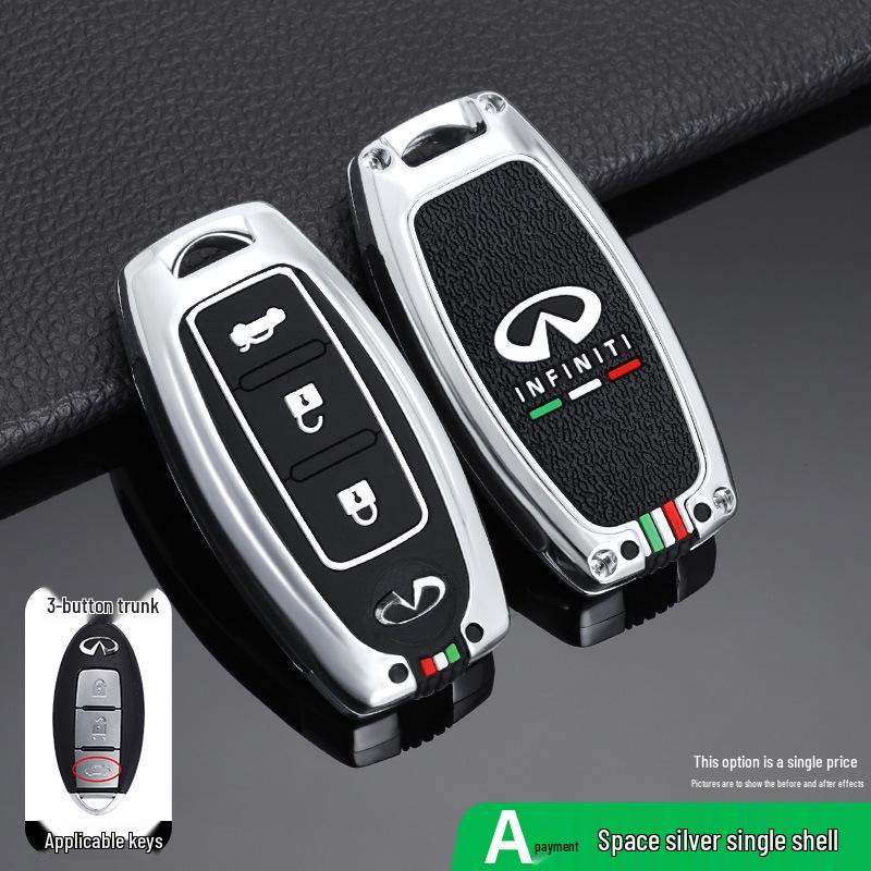 Infiniti Schlüsselhülle: Kompatibel mit Q50L, Q70, QX50, QX60, FX35 - Metallgehäuse & Schlüsseltasche