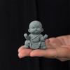 Sošky Buddhy, Miniaturní buddhističtí mniši, Kung-fu mniši, Dekorace zenové zahrady, Meditace, Dekorace domácího akvária