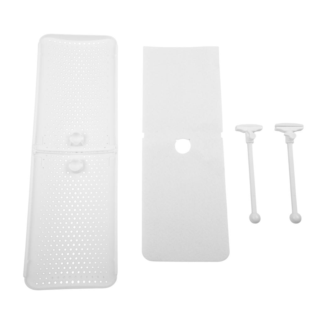 1pc Central Air Conditioning Windshield Air Deflector PP Anti-Direct Blowing Adjustable AC Air Deflector For Home Ceiling